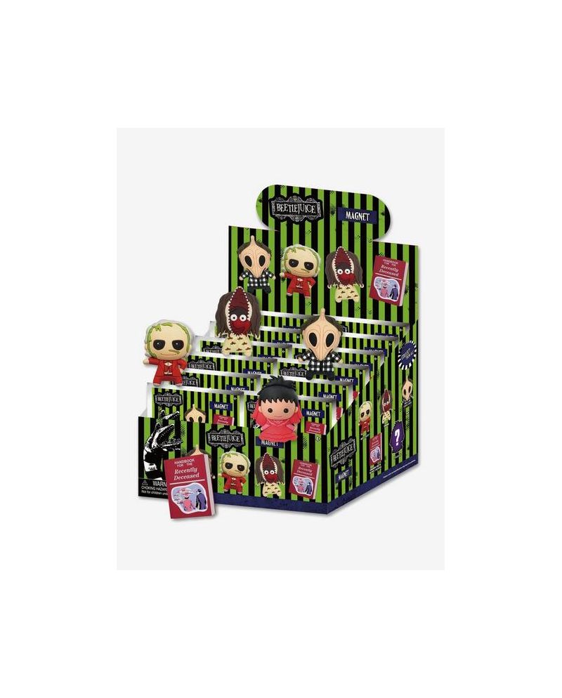 BEETLEJUICE - Series 1 -3D Foam Magnets in blind bags (Display 12 Pcs) - vue principale