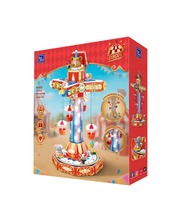 PANTASY - Cirque parachute - Bloc de Construction 1680 pcs - vue de face