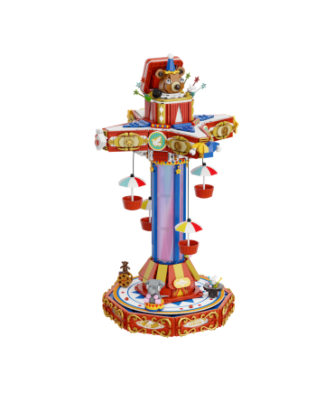 PANTASY - Cirque parachute - Bloc de Construction 1680 pcs - vue de profil