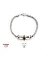 MARVEL - Women's Stainless Steel Punisher Bead Charm Bracelet Set - vue de dos