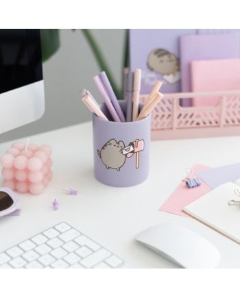 PUSHEEN - Love - Pot à Crayons en Céramique - vue de profil