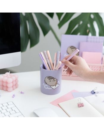 PUSHEEN - Love - Pot à Crayons en Céramique - vue de detail
