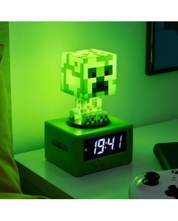 MINECRAFT - Creeper - Réveil 16cm - vue de face