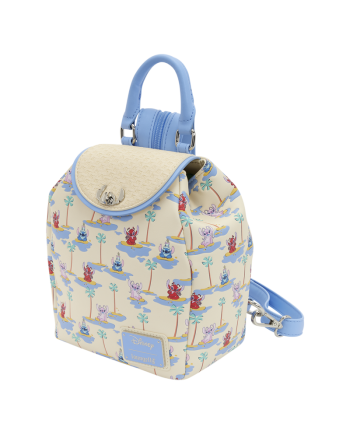 LILO & STITCH - Stitch, Angel & Leroy - Mini Sac à dos Loungefly - vue de face