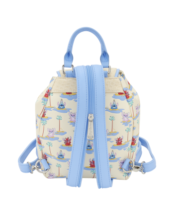 LILO & STITCH - Stitch, Angel & Leroy - Mini Sac à dos Loungefly - vue de profil