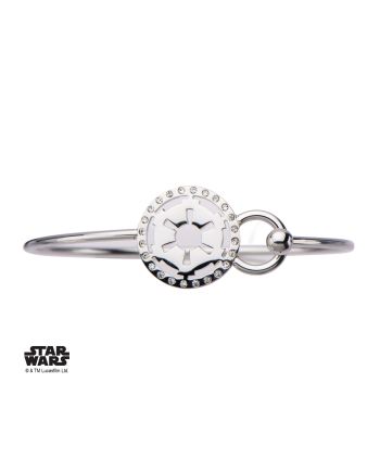 STAR WARS - Women's Stainless Steel Empire Symbol Bangle Bracelet - vue de face