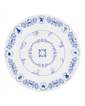 DISNEY - BEAUTY & THE BEAST - Plat a Tarte 'Porcelaine' - vue de face