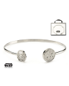 STAR WARS - Women's Stainless Steel Stormtrooper Cuff Bangle Bracelet - vue principale