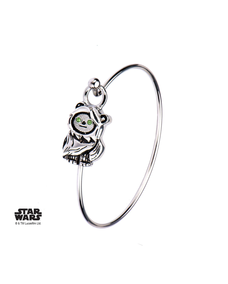 STAR WARS - Women's Stainless Steel 3D Ewok Bangle Bracelet - vue principale
