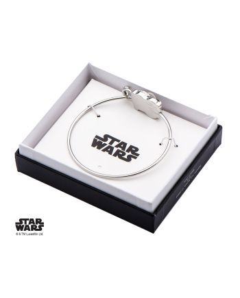 STAR WARS - Women's Stainless Steel 3D Ewok Bangle Bracelet - vue de face