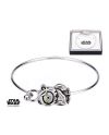 STAR WARS - Women's Stainless Steel 3D Ewok Bangle Bracelet - vue de profil
