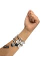 STAR WARS - Women's Stainless Steel Rey Stretchable Bracelet - vue de face