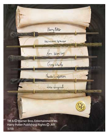 HARRY POTTER - Collection de Baguettes de L'armée de Dumbledore - vue principale