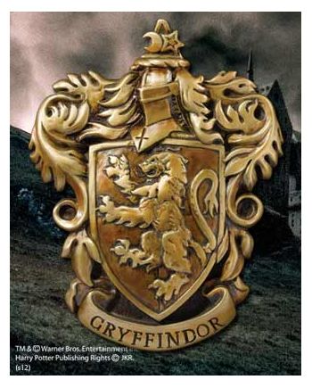 HARRY POTTER - Armoiries Gryffondor - vue de face
