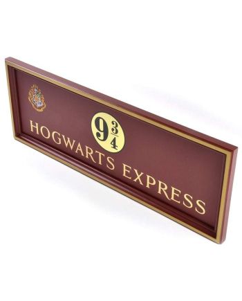 HARRY POTTER - Plaque Poudlard Express Quai 9 3/4 - vue principale