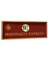 HARRY POTTER - Plaque Poudlard Express Quai 9 3/4 - vue de profil