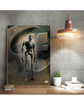 ROGUE ONE KEY FORCES - Magnetic Metal Poster 45x32 - K-2SO - vue de profil