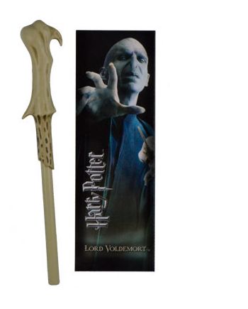 HARRY POTTER - Stylo + Marque-Pages - Voldemort - vue de face