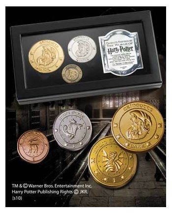 HARRY POTTER - Pièces des Gobelins de Gringotts - vue de face
