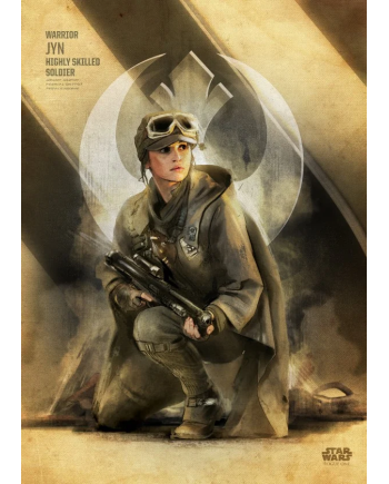 ROGUE ONE KEY FORCES - Magnetic Metal Poster 45x32 - Jyn - vue principale