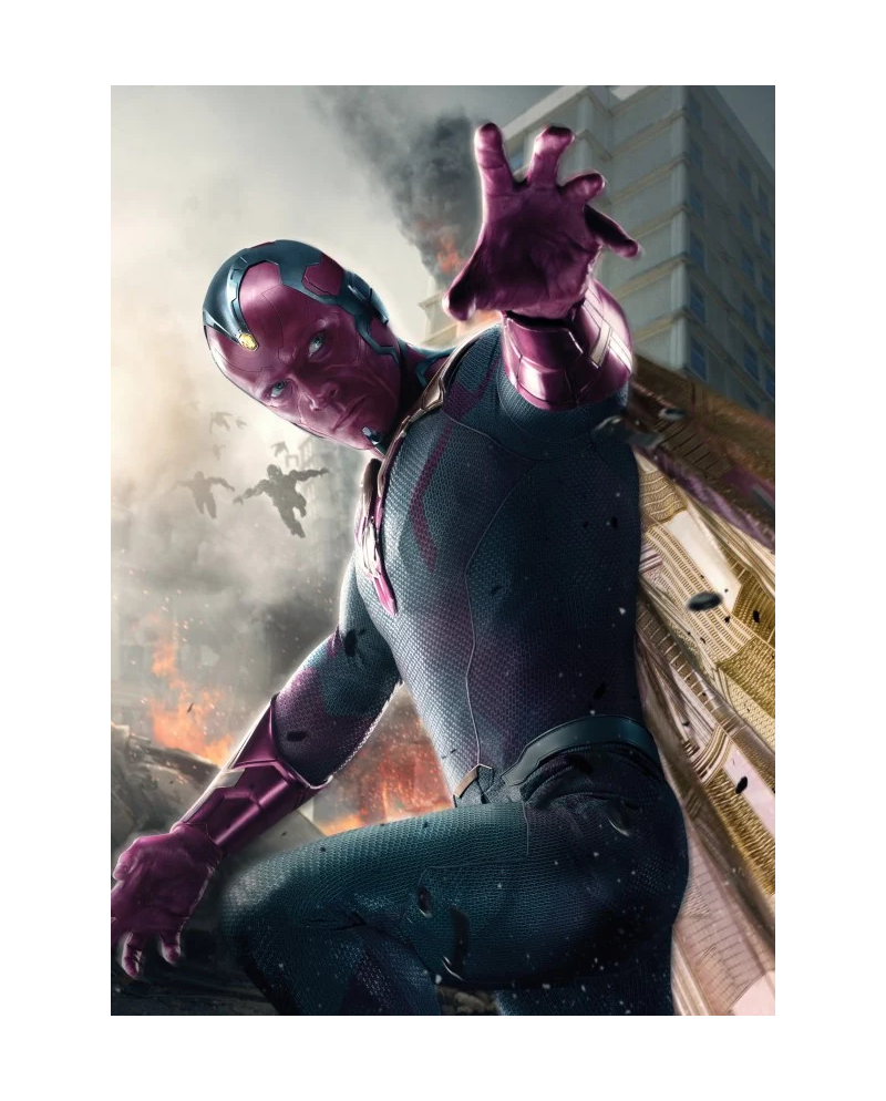 AGE OF ULTRON CHARACTERS - Magnetic Metal Poster 45x32 - Vision - vue principale