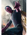 AGE OF ULTRON CHARACTERS - Magnetic Metal Poster 45x32 - Vision - vue principale