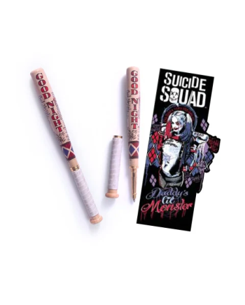 SUICIDE SQUAD - Stylo Batte de Baseball Harley Quinn + Marque-Pages - vue principale