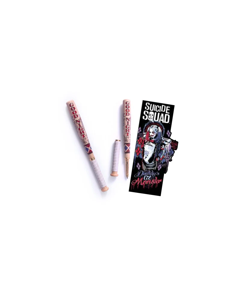 SUICIDE SQUAD - Stylo Batte de Baseball Harley Quinn + Marque-Pages - vue principale