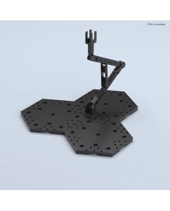 GUNDAM - Model Kit - ACTION BASE 4 BLACK - vue de face