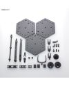 GUNDAM - Model Kit - ACTION BASE 4 BLACK - vue de profil