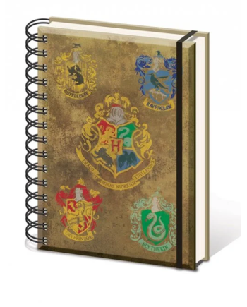 HARRY POTTER - Notebook A5 - Hogwarts Crest - vue principale