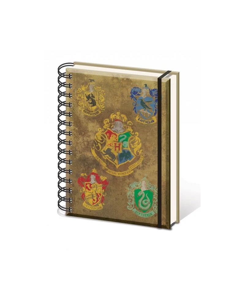 HARRY POTTER - Notebook A5 - Hogwarts Crest - vue principale