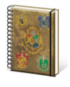HARRY POTTER - Notebook A5 - Hogwarts Crest - vue principale