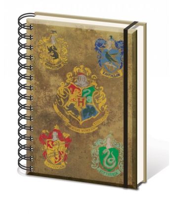 HARRY POTTER - Notebook A5 - Hogwarts Crest - vue de face