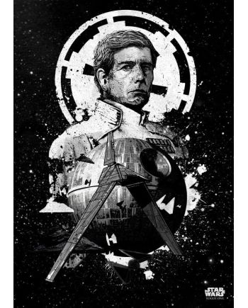 STAR WARS PILOTS - Magnetic Metal Poster 45x32 - Imperial Shuttle - vue de face