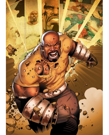 MARVEL ALL NEW - Magnetic Metal Poster 45x32 - Luke Cage (M) - vue principale