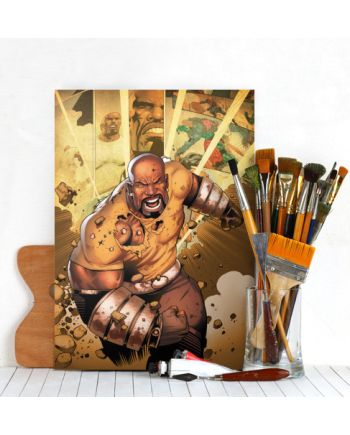MARVEL ALL NEW - Magnetic Metal Poster 45x32 - Luke Cage (M) - vue de dos
