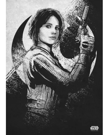 ROGUE ONE MORALITY - Magnetic Metal Poster 45x32 - Jyn - vue principale