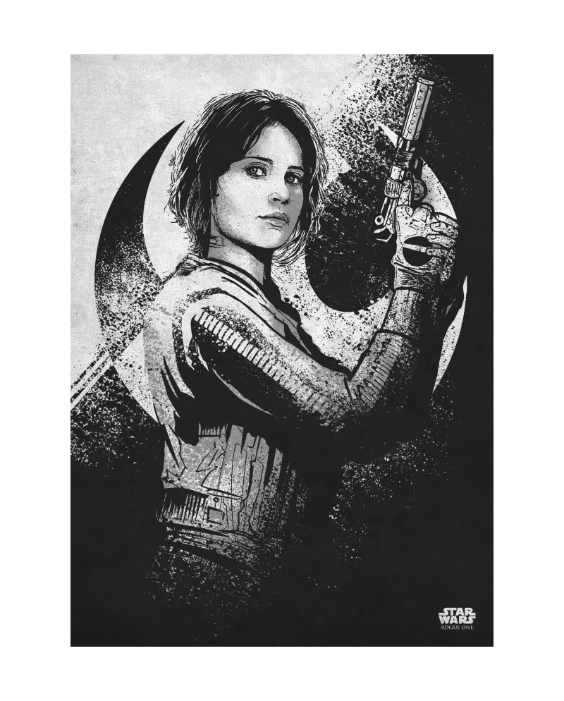 ROGUE ONE MORALITY - Magnetic Metal Poster 45x32 - Jyn - vue principale