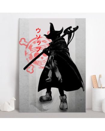 CRIMSON CHARACTERS - Magnetic Metal Poster 45X32 - Sniper Usopp - vue de face