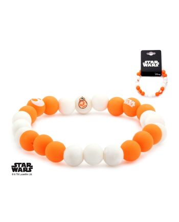 STAR WARS - Bracelet Perles BB8 - vue de face
