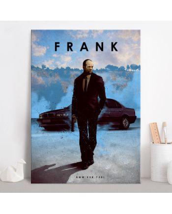 CAR LEGEND - Magnetic Metal Poster 45X32 - Frank - vue de face