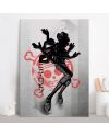 CRIMSON CHARACTERS - Magnetic Metal Poster 45X32 - Straw Hats - vue de face