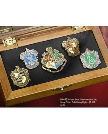 HARRY POTTER - Pin's des Maisons de Poudlard - vue de face