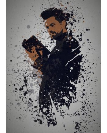 PC SPLATTER - Magnetic Metal Poster 45X32 - Preach - vue principale