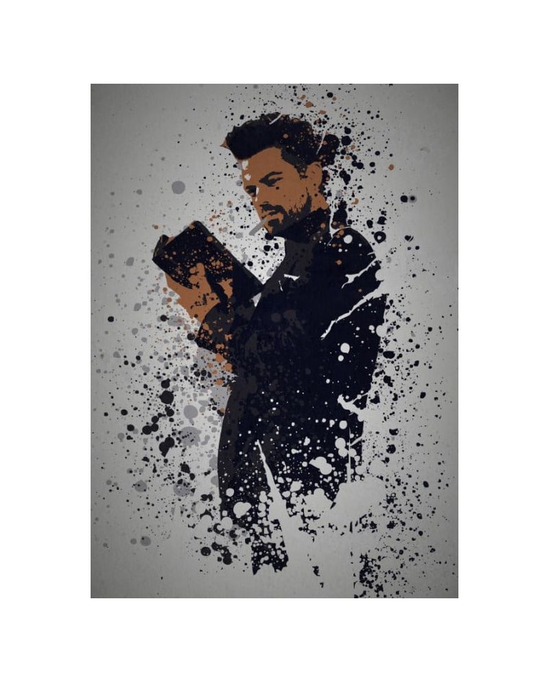 PC SPLATTER - Magnetic Metal Poster 45X32 - Preach - vue principale