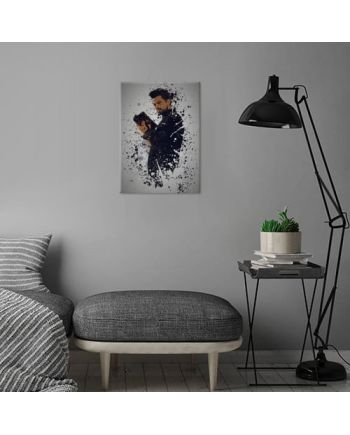 PC SPLATTER - Magnetic Metal Poster 45X32 - Preach - vue de profil