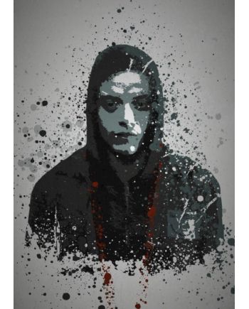 PC SPLATTER - Magnetic Metal Poster 45X32 - Fsociety - vue principale