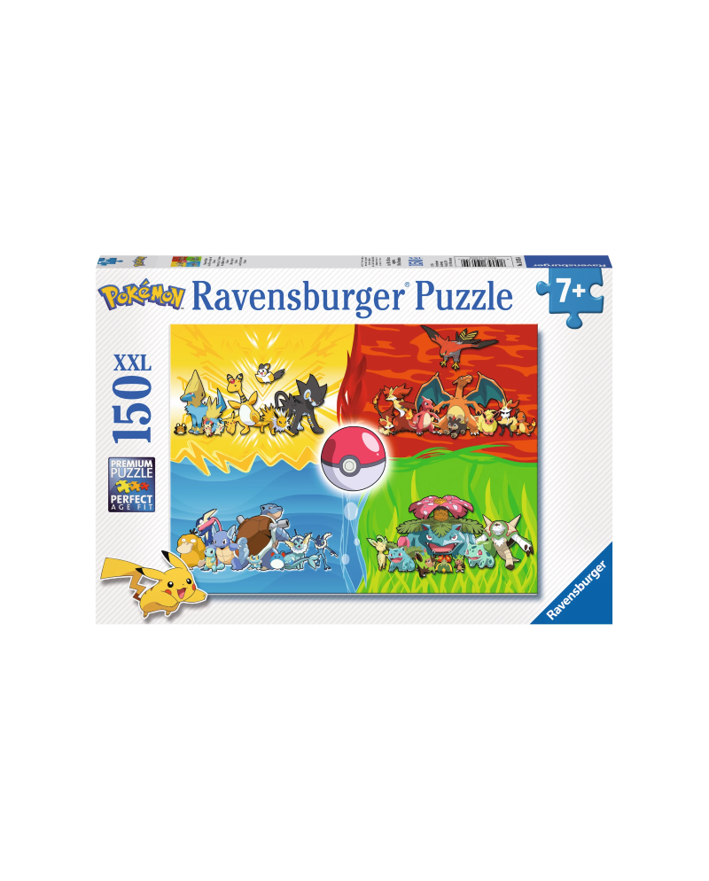 POKEMON - Puzzle Pokemon Types - 150 Pces - vue principale
