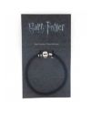 HARRY POTTER - Bracelet Fantaisie cuir noir - 21cm - vue de profil